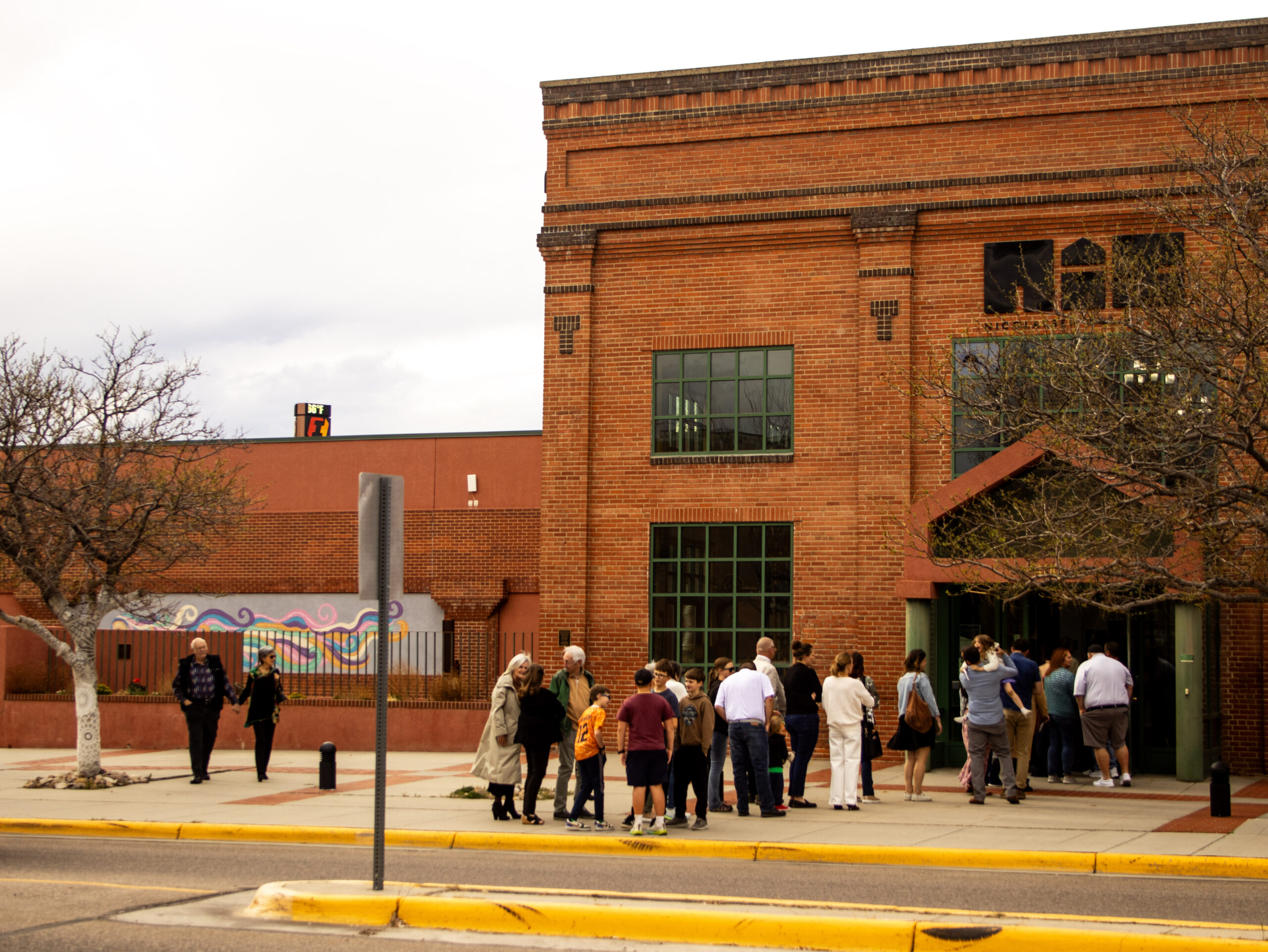 Nicolaysen Art Museum exterior entrance in downtown Casper, Wyoming